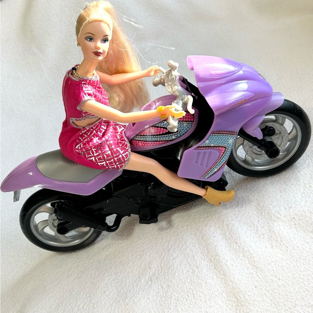 Barbie Spy Squad Motorcycle 2016 Cat Burgular Motorcycle DOLL NOT INCLUDED